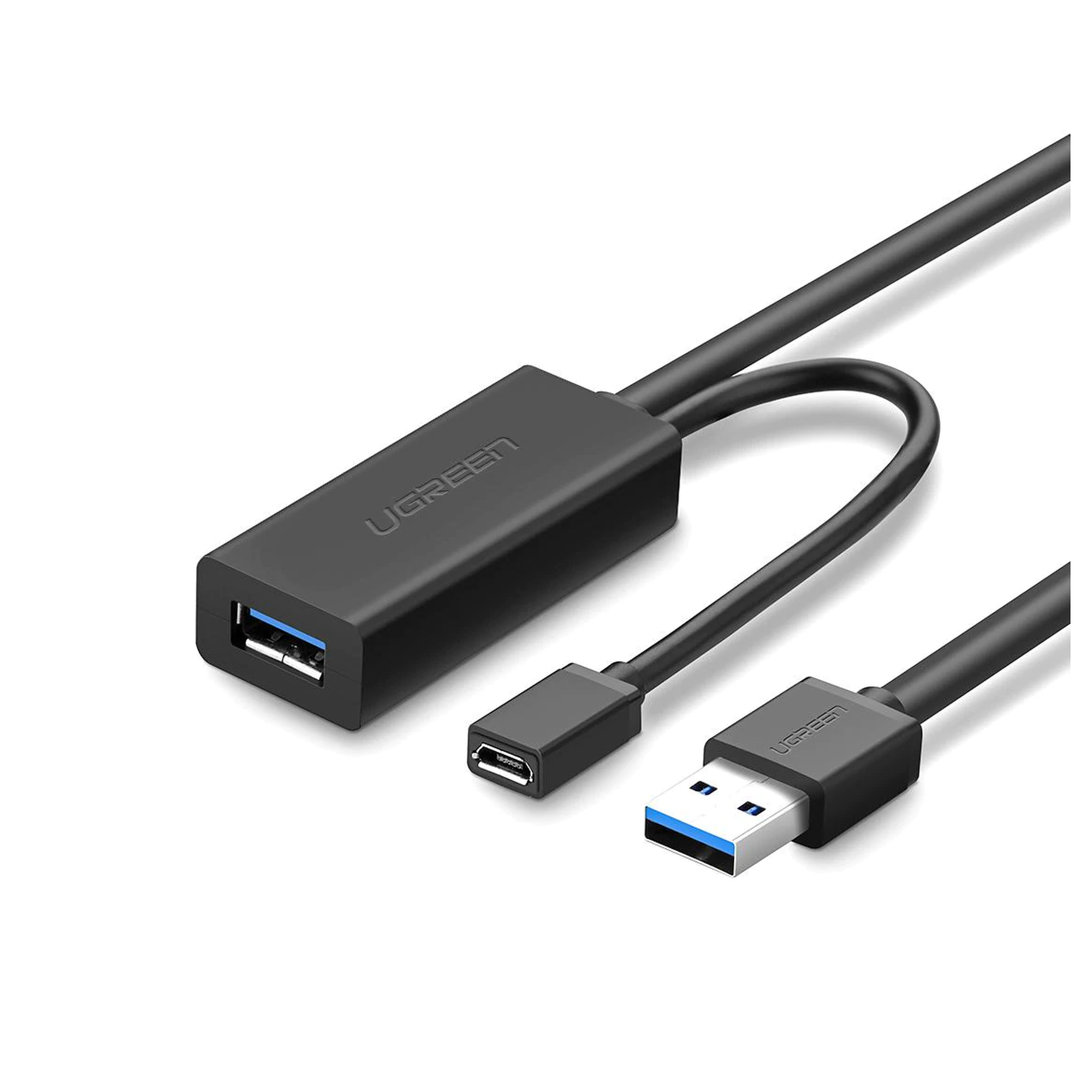 Cable de Extensión Activo USB 3.0 con puerto de alimentación Micro USB / 5 Metros / USB 3.0 a 5Gbps / No requiere controlador / Ideal para impresoras, consolas , Webcam, etc. Cable de Extensión Activo USB 3.0 con puerto de alimentación Micro USB / 5 Metros / USB 3.0 a 5Gbps / No requiere controlador / Ideal para impresoras, consolas , Webcam, etc.
